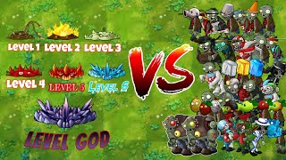 Spikeweed VS All Zombies  Plants vs Zombies Fusion [upl. by Ozne]