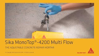 The adjustable concrete repair mortar  Sika MonoTop® 4200 MultiFlow [upl. by Iretak]