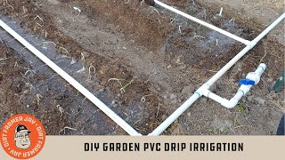 DIY Garden PVC Drip Irrigation  Easy Cheap Effective [upl. by Rowney]