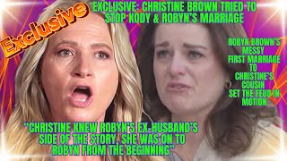 Christine Browns Cousin EXPOSES EXPLOSIVE Details about Christine amp Robyns MESSY FAMILY FEUD [upl. by Pasia767]