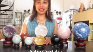 How to Use Crystal Balls  Satin Crystals Spheres [upl. by Annayram]