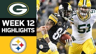 Packers vs Steelers  NFL Week 12 Game Highlights [upl. by Bolling]