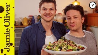 Jamie Oliver amp Jim Chapman Superfood Salad [upl. by Lemuela555]