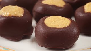 Buckeye Candy Recipe Demonstration  Joyofbakingcom [upl. by Merta180]