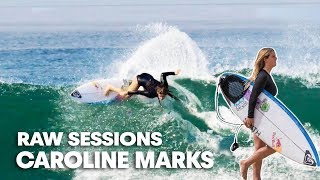 Caroline Marks Rips Lower Trestles amp Southern California  RAW [upl. by Candless541]