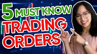 5 Types of ORDERS You Must Know For Trading [upl. by Eizle]