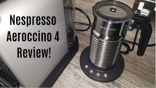 Nespresso Aeroccino 4 Milk Frother Review  Worth upgrading from the Aeroccino 3 [upl. by Aliuqahs]