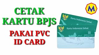 cara cetak kartu BPJS kesehatan bahan PVC [upl. by Valery]