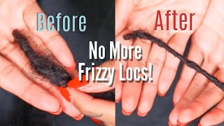 How to get rid of frizzy starter locs  Dr Locs [upl. by Manbahs]