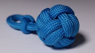 How to make a Ball Keychain by ParacordKnots [upl. by Santoro137]