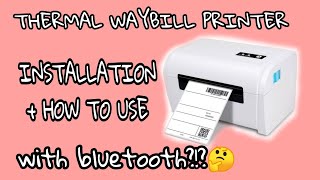 THERMAL WAYBILL PRINTER  ZJIANG POS9200 [upl. by Anairol]