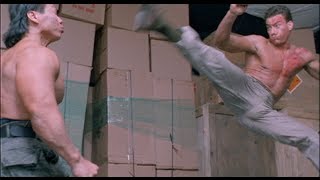 Double Impact Fight Scene  Van Damme vs Bolo HD [upl. by Salter]