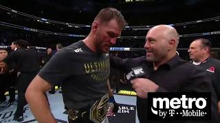 UFC 241 Stipe Miocic and Daniel Cormier Octagon Interview [upl. by Ithaman]