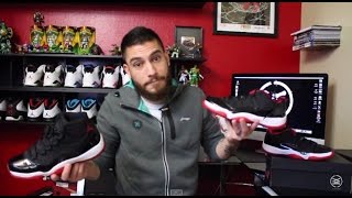 Air Jordan 11 Retro Low Black Red [upl. by Duky]