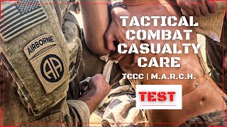 Combat Lifesaver Assessment  TCCC and MARCH [upl. by Gustave680]