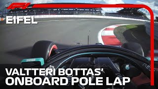 Valtteri Bottas Pole Lap  2020 Eifel Grand Prix  Pirelli [upl. by Leon]