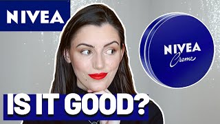 SPECIALIST testing NIVEA CREME review ingredients is it good [upl. by Aeikan443]