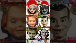 Especial Navidad Con BillySlappyAnnabelle Y La Familia De ChuckyTikTok Challenge Shorts YouTube [upl. by Ekal]