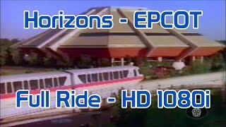 Horizons  Epcot Center  HD 1080i  Full Attraction  Highest Quality on YouTube [upl. by Cobby]