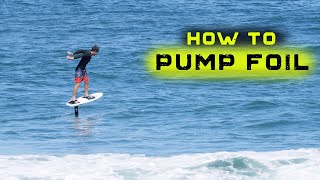 How to pump a hydrofoil [upl. by Sedgewinn]