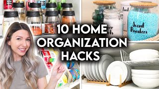 10 CLEVER HOME ORGANIZATION IDEAS  STORAGE HACKS [upl. by Levin754]