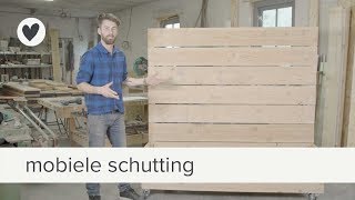 maak je eigen schutting op wielen  diy  vtwonen [upl. by Nyllewell481]