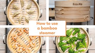 How To Use A Bamboo Steamer – BlauKe® [upl. by Llehctim765]