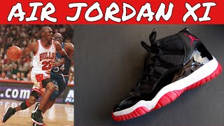 Michael Jordan Wearing The Air Jordan 11 Black Red Raw Highlights [upl. by Otrebireh]