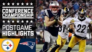 Steelers vs Patriots  AFC Championship Game Highlights [upl. by Nasaj]