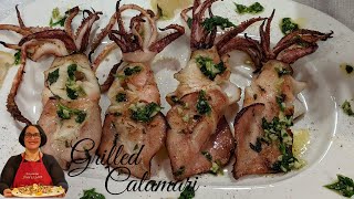 Grill Perfect Calamari A Mediterranean Delight [upl. by Nykal]