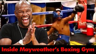 When Sparring Goes WRONG   Inside Mayweather’s Boxing Gym [upl. by Solon995]