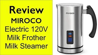 Review Miroco Milk Frother  How to make froth milk at home [upl. by Harlene]