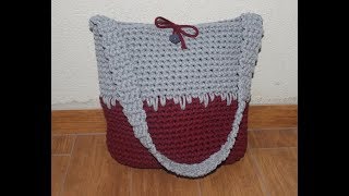 torebka na szydełku ze sznurka bawełnianego  bag on crochet [upl. by Iain723]