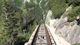 Gelmerbahn decent 720p finished editmpg [upl. by Eamanna]