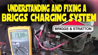 Briggs amp Stratton Dual Circuit Charging System  Diagnosis and Explanation [upl. by Hairacaz]