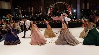 BEST INDIAN BOLLYWOOD WEDDING RECEPTION DANCE 2018 [upl. by Jordans328]