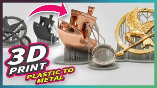 Electroplating 3D Prints  New Graphite Tutorial [upl. by Geminian]