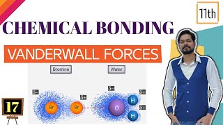 Chemical Bonding । Class 11L17 । Vanderwaal forces । Metallic bond [upl. by Einalem]