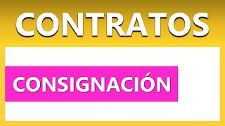 Contrato de Consignación [upl. by Kempe128]