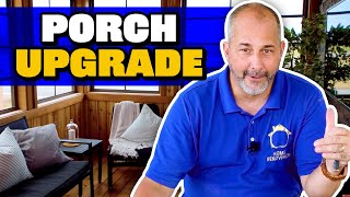 Build a Screened in Porch YOURSELF  DIY Porch Tutorial [upl. by Adlihtam]