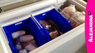 Chest Freezer Organization  How to Organize a Deep Freezer [upl. by Perl]