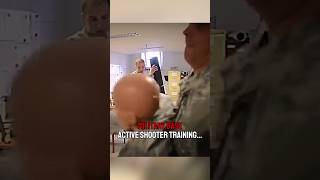 Military base active shooter scenario training‼️🤯 military army combat war [upl. by Ahsitil]