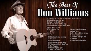 Don Williams Greatest hits  Best Songs of Don Williams Full Album [upl. by Eisoj]