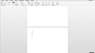 How to delete blank page in microsoft word  simple method [upl. by Waring]