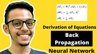 Derivation of Backpropagation in Neural Network [upl. by Aderf]