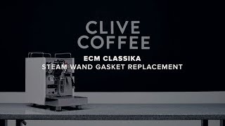 ECM Classika PID  Steam Wand Gasket Replacement [upl. by Dream]