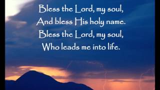 Lied Bless the Lord my soul with lyrics [upl. by Ahsimed142]