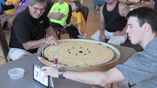 Crokinole 2017 New York Final  Conrad v Walsh [upl. by Yentroc]