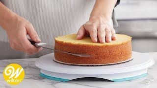 How to Level and Torte a Cake  Wilton [upl. by Lig]