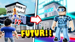 ON A VOYAGÉ DANS LE TEMPS VERS LE FUTUR SUR BROOKHAVEN   ROBLOX BROOKHAVEN RP [upl. by Town]